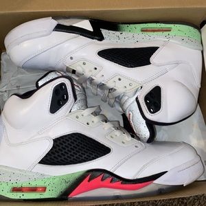 Jordan 5 Poision green size 10.5